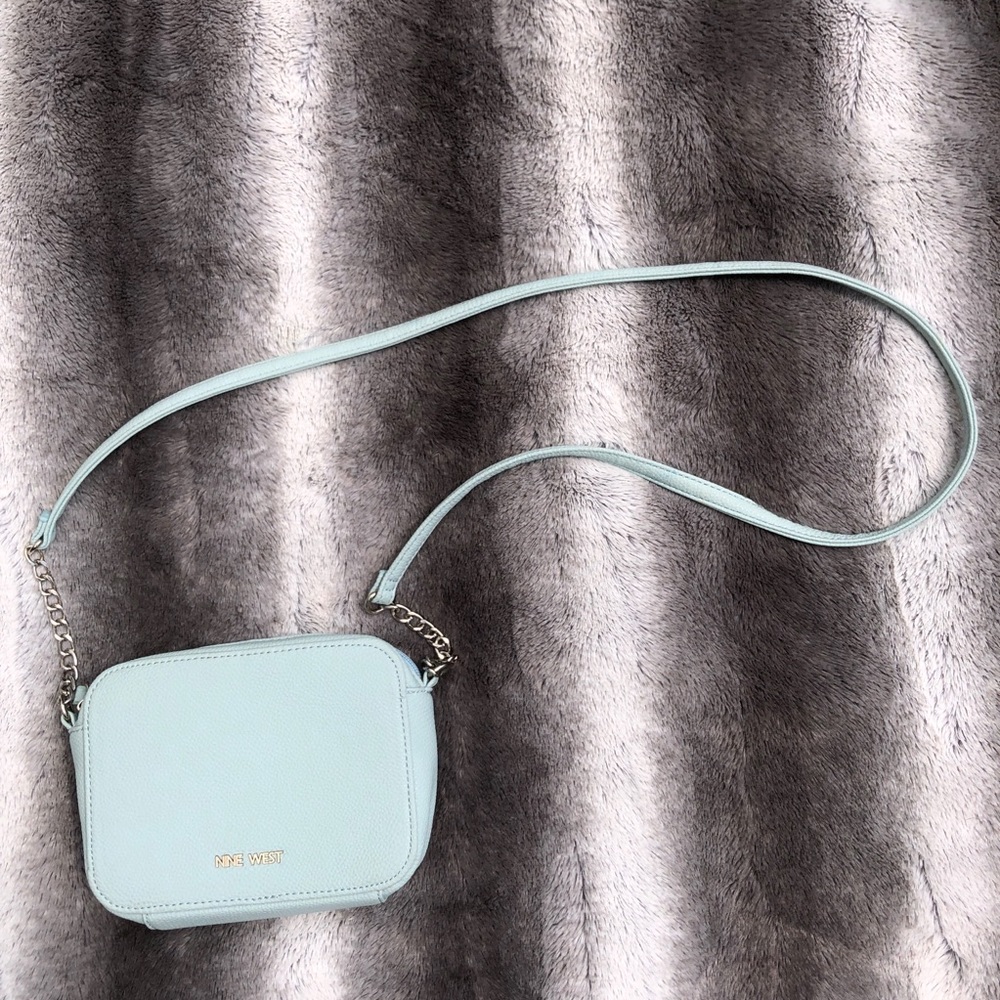 Nine West Mint Blue Crossbody Purse